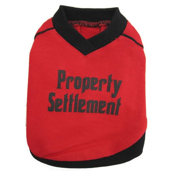 Puppe Love Other - Funny Dog Shirt Property Settlement Size 4 Puppe Love NEW